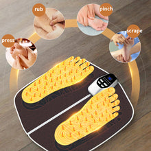 Load image into Gallery viewer, Electric EMS Foot Massager Pad Muscle Stimulator Foot Cushion Foldable Foot Massager Mat With Remote Control for Man Woman