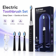 Load image into Gallery viewer, Sonic Electric Toothbrush For Adult Sensitive Gum Care Tooth Brush 5 Mode Teeth Clean Whitening Fast Charging Rechargeable Brush