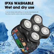 Load image into Gallery viewer, Graffiti Men's Electric Shaver Magnetic Head Bald Hair Clipper Wireless Charging Men's Razor