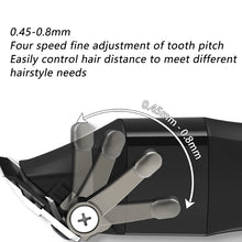 Load image into Gallery viewer, Men's Electric Hair Clipper 3 Beauty Sets Hair Trimmer Shaver Oil Head Trimmer Rechargeable LCD Display Hair Salon Hair Clipper