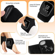 Load image into Gallery viewer, Foot Heat Massager Hot Compresses Vibration Massager Ankle Protection Strap USB Foot and Ankle Joint Hot Compress Protection