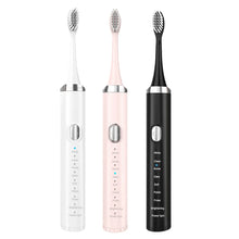 Load image into Gallery viewer, Electric Sonic Toothbrush USB Rechargeable Adult 360 Days Long Battery Life with 4 Replacement Heads Gift