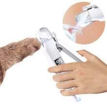 Load image into Gallery viewer, 2 in 1 Electric Pet Nail Tool Rechargeable Pet Toenail Clippers Dog Nail Trimmer and Tool for Small Medium Large Dogs/Cats