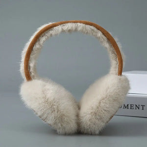 Plush Earmuffs Soft Ear Cap Thicken Foldable Ear Cover Folding Keep Warmer Winter Earmuffs Female