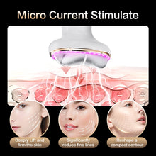 Load image into Gallery viewer, Neck Face Beauty Device Hot Cold Compress 7 Colors LED Double Chin Anti Wrinkle Microcurrent Face Lifting Machine
