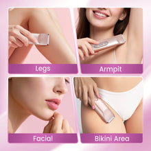 Load image into Gallery viewer, 3 in 1 Painless Women Electric Razors Bikini Trimmer Wet Dry Use for Ladies Pubic Hair Detachable Head Electric Shaver