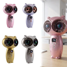 Load image into Gallery viewer, Turbo Mini Handheld Fan Strong Wind Quiet USB Rechargeable Fan Owl Shaped Lightweight Personal Cooling Fan for 3000mAh