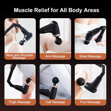 Load image into Gallery viewer, Portable Deep Tissue Massage Gun with U-Shaped Handle for Neck Back Shoulder Leg Pain Relief Home Gym Travel Use