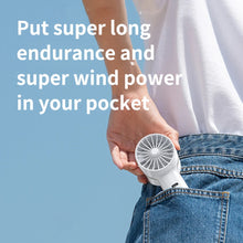 Load image into Gallery viewer, 2000mAh Air Cooler Handheld Fan Rechargeable Mini Fan Portable Air Conditioner Portable Fan for Girls Office