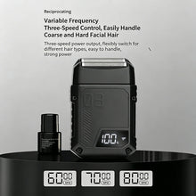Load image into Gallery viewer, Reciprocating double leaf net shaver electric shaver  full body waterproof  household whitening device  beard knife