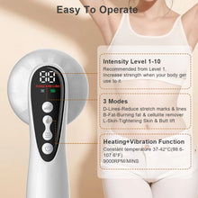 Load image into Gallery viewer, Cordless Electric Fat Remover Handheld Vibrating Cellulite Massager for Body Shaping - Belly Waist Arm Leg Butt