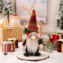 Load image into Gallery viewer, Christmas Decorations, Chrismtas Gnome Home Decoration Indoor, Handmade Christmas Gnome, Great For Table Decoration