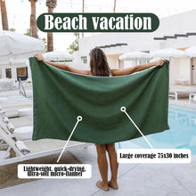 Load image into Gallery viewer, Multifunctional Outdoor Magnetic Bath Towel Coral Fleece Portable Magnet Towels Quick-drying Beach Towel Bathroom Accessories