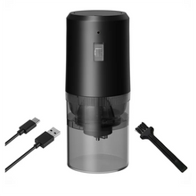 Load image into Gallery viewer, Electric Coffee Grinder Electric Bean Grinder Coffee Machine Portable Home Rechargeable Grinder Kitchen Tool (Black)
