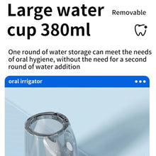 Load image into Gallery viewer, Smart Electric Oral Irrigator Rechargeable Professional Dental Cleaner Cordless with 4 Nozzles Tooth Scaler Travel