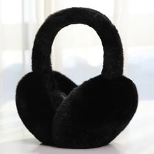 Load image into Gallery viewer, Soft Plush Ear Warmer Winter Warm Earmuffs Solid Color  Ear Cover Outdoor Cold Protection Ear-Muffs Folding Earflap Fashion