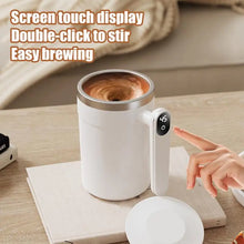 Load image into Gallery viewer, Automatic Stirring Coffee Mug Intelligent Digital Display Design Coffee Cup 400ml Portable Stirring Mug Electric Mug For Coffee