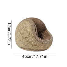 Load image into Gallery viewer, Foldable Ear Muffs Plush Earmuffs For Cold Weather Portable Soft Ear Warmers For Hiking Biking Hunting Morning Jogging