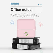 Load image into Gallery viewer, Wirelessly BT 200dpi Mini Thermal Printer with 6 Rolls Paper Label Maker BT Inkless Thermal Printer Support for iOS Android