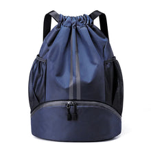 Load image into Gallery viewer, Outdoor Men Sports Bags Large Football Basketball Bag Gym Swimming Drawstring Bag Women Camping Waterproof Shoes Oxford Backpack