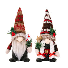 Load image into Gallery viewer, Christmas Decorations, Chrismtas Gnome Home Decoration Indoor, Handmade Christmas Gnome, Great For Table Decoration