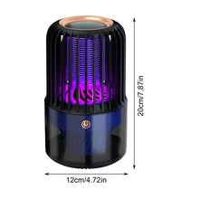 Load image into Gallery viewer, Fly Light Trap Portable Silent Fly Trap Lamp USB Rechargeable Fly Zappers For Home Fly Trap Fly Control Device For Patio