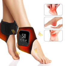 Load image into Gallery viewer, Foot Heat Massager Hot Compresses Vibration Massager Ankle Protection Strap USB Foot and Ankle Joint Hot Compress Protection