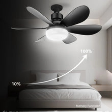 Load image into Gallery viewer, 30W Ceiling Fan Light E27 with Remote LED Dimming Function Suitable for Living Room Study and Home Use 85-265V