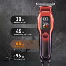 Load image into Gallery viewer, Hair Beard Trimmer for Men Professional T Liners Clippers Mens Cordless Barber Clippers Zero Gapped Grooming Hair Cutting Kit