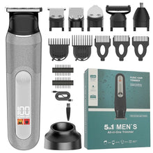 Load image into Gallery viewer, Men's 5-in-1 Home Hairdressing Set Professional Hair Clipper Hair Cutting Machine