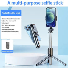 Load image into Gallery viewer, Portable Tripod for Mobile Phone Selfie Stick With Remote Control Telescopic Phone Bluetooth Stick For Huawei iPhone Android