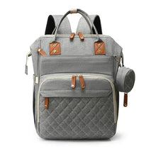 Load image into Gallery viewer, USB Mummy Bag Diaper Bag Baby Care Large Capacity Mom Backpack Mummy Maternity Wet Bag Waterproof Baby Pregnant Bag Nappy Bag