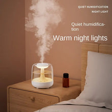 Load image into Gallery viewer, Humidifier 440ml Small Home Aromatherapy Machine 2-in-1 Mute Bedroom Large Capacity Fog Air Purification Mini Night Light
