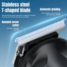 Load image into Gallery viewer, 6-in-1 Men's Multifunctional Hairdresser USB Rechargeable Replaceable Heads Home Hairdresser Razor Nose Hair Remover Set
