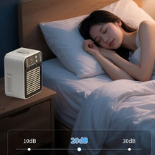 Load image into Gallery viewer, 3000mAh Long Life Air Cooler Portable Office Desktop Air Conditioner Fan LED Smart Silent Cooling Fan Home Humidifier Fan