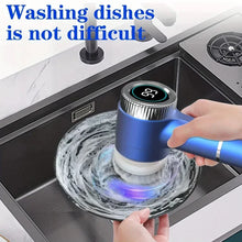 Load image into Gallery viewer, Wireless Electric Cleaning Brush Powerful IPX7 Waterproof USB Rechargeable Automatic Handheld Cleaner Multi Function Household