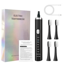 Load image into Gallery viewer, Electric Sonic Toothbrush USB Rechargeable Adult 360 Days Long Battery Life with 4 Replacement Heads Gift
