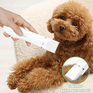 Cat Foot Hair Trimmer 4 In 1 Electric Clippers For Precision Trimming Pet Foot Shaving Waterproof Quiet Working Dog Shaver