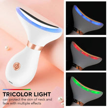 Load image into Gallery viewer, V Face Neck Lifting Massager EMS Beauty Device Heating Neck Facial LED Photon Skin Rejuvenation Reduce Double Chin Anti Wrinkle