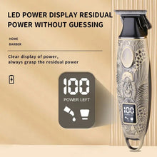 Load image into Gallery viewer, Metal zero blade Barber Shop Hair Trimmer Professional Beard Hair Clipper For Men Electric Haircut Machine Rechargeable