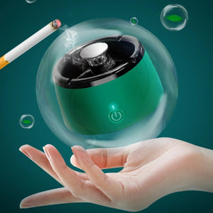Ashtray with Air Purification Smoke Removal Ashtray Automatic Smoke Filter Air Purifier Cigarette Ash Tray USB Charging for Home