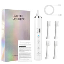 Load image into Gallery viewer, Electric Sonic Toothbrush USB Rechargeable Adult 360 Days Long Battery Life with 4 Replacement Heads Gift