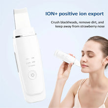 Load image into Gallery viewer, Ultrasonic Skin Scrubber EMS Vibration Ion Acne Pore Blackhead Remover Peeling Tool Electric Deep Face Cleaner