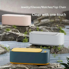 Load image into Gallery viewer, 45000Hz High Frequency Vibration Wash Cleaner Ultrasonic Cleaning Machine Washing Jewelry Glasses Watch Rings Dentures Cleaner