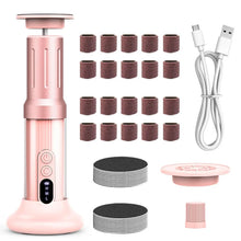 Load image into Gallery viewer, Electric Foot Callus Remover Foot Care File Heels Dead Skin Pedicure Tool Electronic Foot Grinder and Replacement Sandpaper