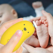 Load image into Gallery viewer, Electric Nail Polisher Rechargeable Baby Electric Nail Trimmer with Led Light 6 Grinding Heads 2-speed Adjustable for Newborn