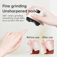 Load image into Gallery viewer, Electric Nail Clippers Rechargeable Nail Trimmer Polishing Automatic Nail Clippers Household Nail Cutting Tool Type-C