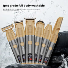 Load image into Gallery viewer, IPX6 Waterproof  Type-C Charging Nose &amp; Body Trimmer Electric Shaver 1200mAh Rechargeable Hair Clipper Kit for Men