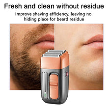 Load image into Gallery viewer, Shaver for Men Electric Shaver Mini Shaver Portable Electric Razor USB Rechargeable Beard Shaver Shaving Machine Small