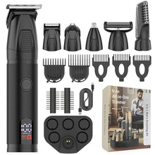 Load image into Gallery viewer, IPX6 Waterproof  Type-C Charging Nose &amp; Body Trimmer Electric Shaver 1200mAh Rechargeable Hair Clipper Kit for Men